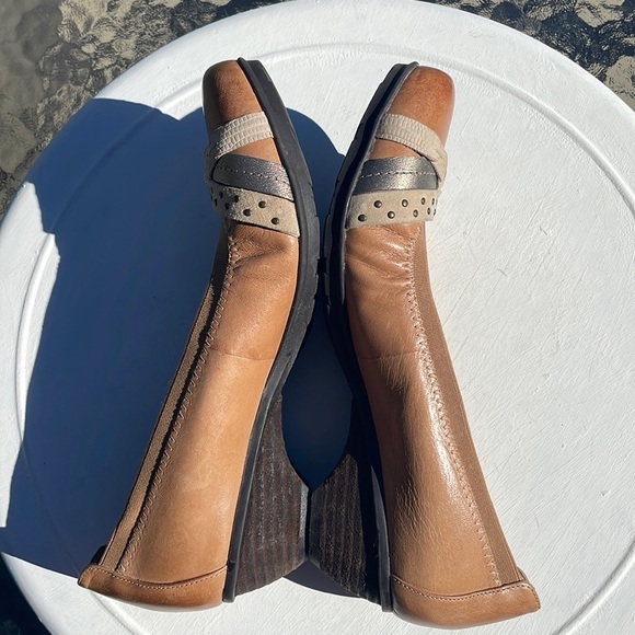 ABEO B.I.O. SYSTEM Women's Nellie Neutral Stone Leather Ortho Support Size 8 - Picture 8 of 10